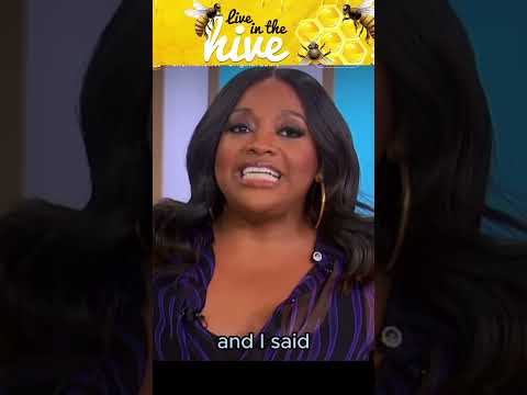 Sherri Shepherd give Queen Latifa her flowers