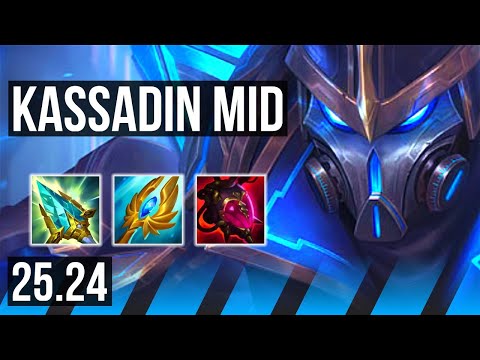 KASSADIN vs AKALI (MID) | 84K damage | EUW Diamond | 25.24