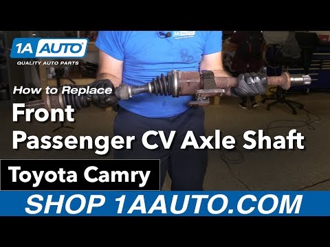 How to Replace Front Passenger CV Axle Shaft 02-17 Toyota Camry Sedan