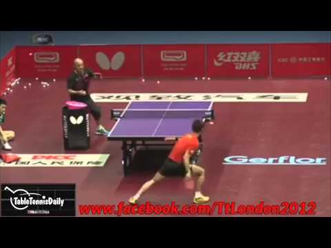 Zhang Jike Forehand Topspin - Multi Ball at WTTC 2015!