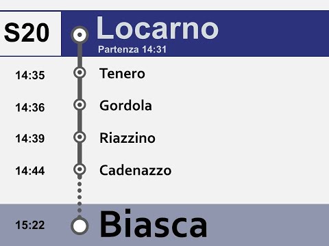 [SBB CFF FFS] Annunci/Ansagen S20 Locarno - Biasca