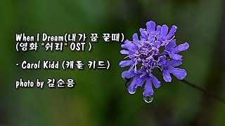 When I Dream(내가 꿈 꿀때) 영화 `쉬리` OST / Carol Kidd (캐롤 키드) & photo by 김순용