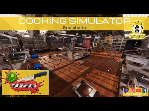 👷🏼COOKING SIMULATOR👨‍🍳 Challenge Live-Cooking - Bruschetta