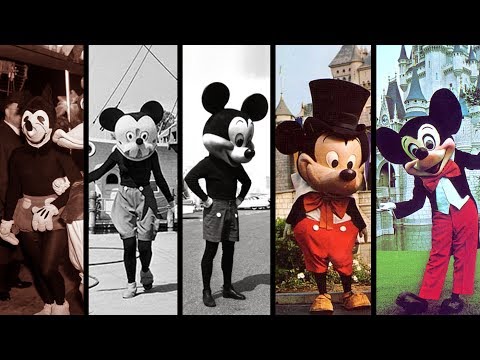 Evolution Of Mickey Mouse In Disney Parks! Disney Theme Park History! DISTORY Ep. 1