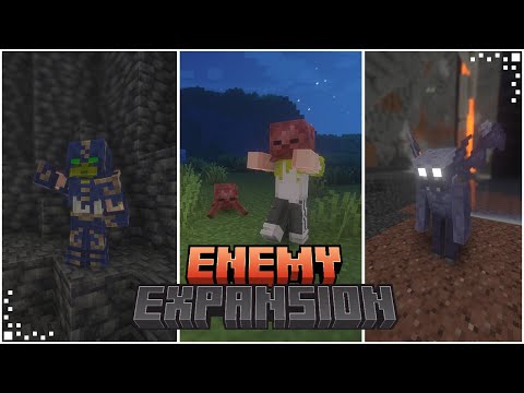 Insane Minecraft Mod Adds Tons of New Mobs! | SirColor - Enemy Expansion