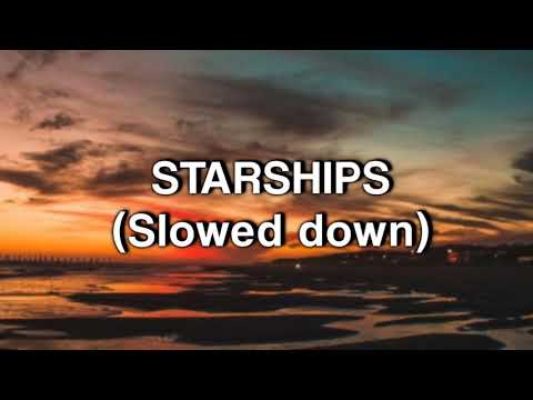 Starships - Nicki Minaj (slowed down)