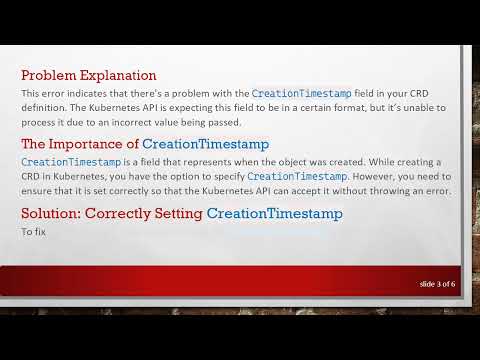 How to Fix the CreationTimestamp Issue While Creating CRDs with the Kubernetes Python Client