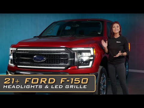 The NEW 21+ Ford F-150 XB Headlights and XBG LED Grille