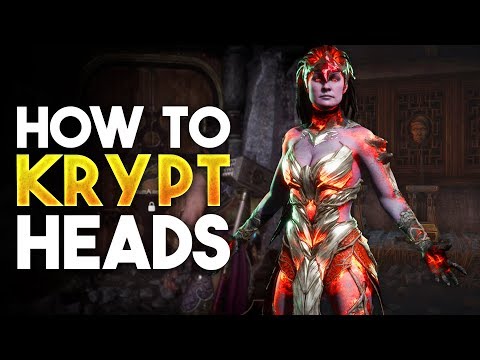 Mortal Kombat 11 How To Get Character Heads (MK11 Krypt)