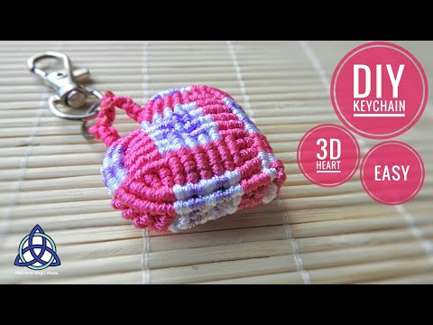 3D Macrame Heart Tutorial LOVEly Gift Idea