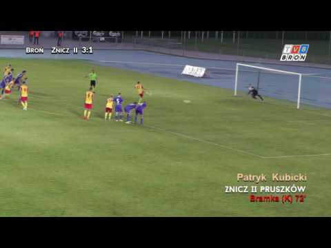Bron Radom   Znicz II Pruszków 4 : 1 najciekawsze akcje meczu