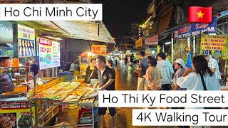 Ho Thi Ky Food & Flower Street | Ho Chi Minh City Walking vol.11 | Vietnam
