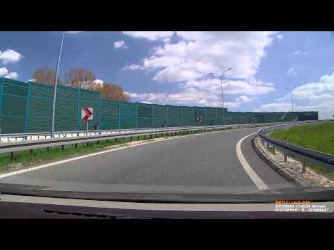 Wjazd na autostradę A1 Włocławek Południe pod prąd