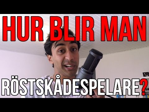 Hur blir man #röstskådespelare?