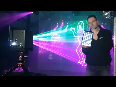 Wicked Lasers Lasercube 2.5W Wifi DJX Club Stage DJ RGB Laser Light Projector FX image 25