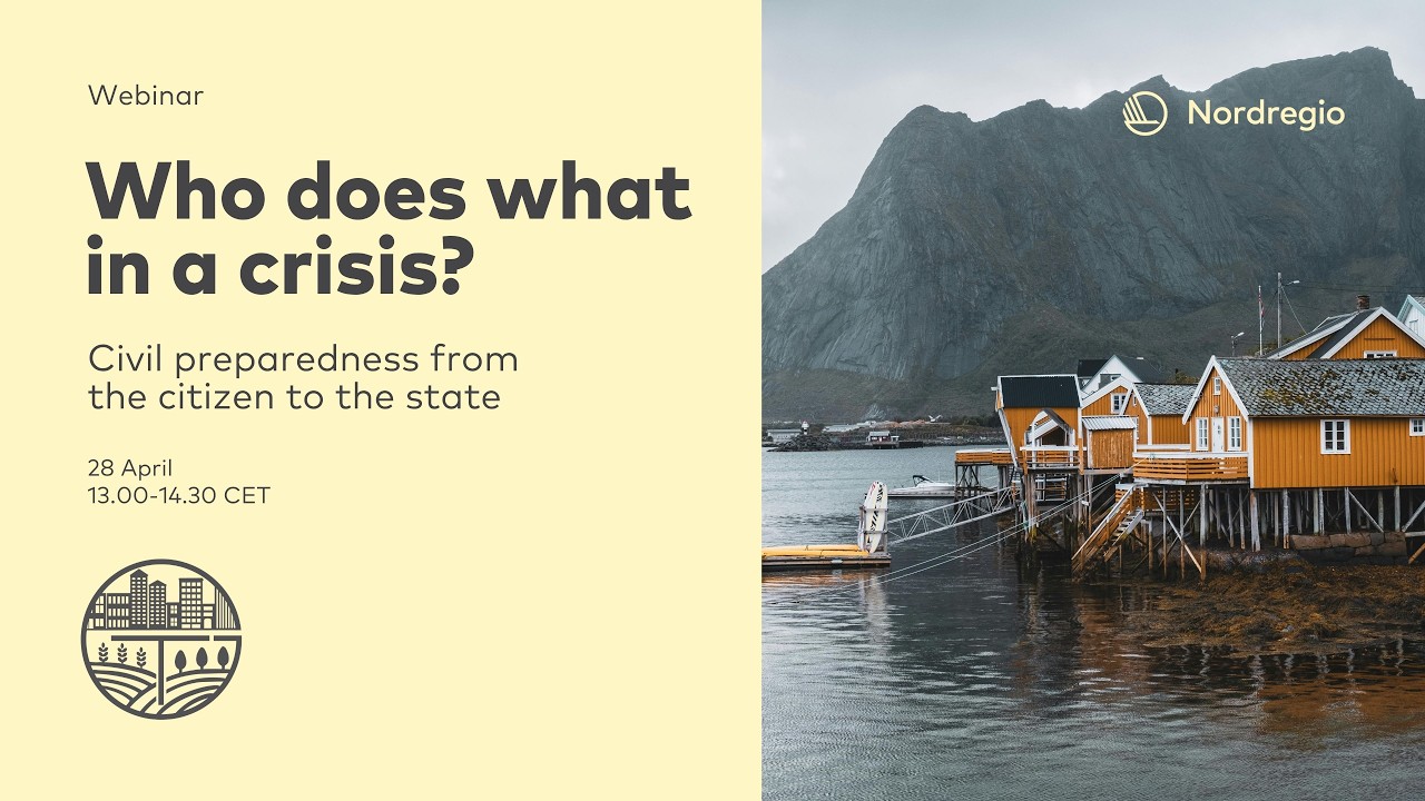 Who does what in a crisis? Civil preparedness from the citizen to the state