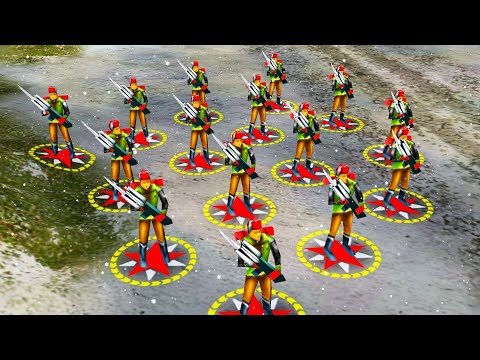 GLA Demolition and USA Air Force Take On China Infantry | C&C Generals ZH - COOP Challenge Map