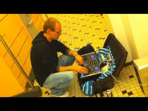 Dj Stoffwechsel Party in einer Postbank