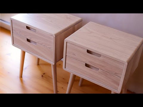 Making bedside tables // Nightstand // Woodworking // In feel // Furniture making
