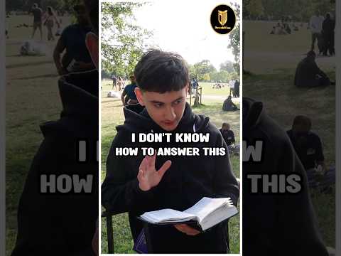Christian's Reaction To Bible Contradiction | Hashim | Speakers Corner