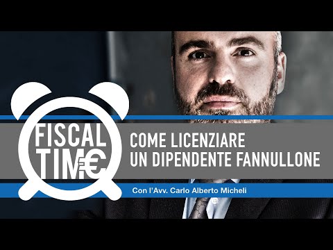 COME LICENZIARE IL DIPENDENTE FANNULLONE
