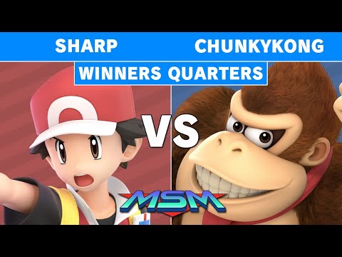 MSM Online 16 - Sharp (Pokemon Trainer) Vs ChunkyKong (Donkey Kong) Winners Quarters - SSBU