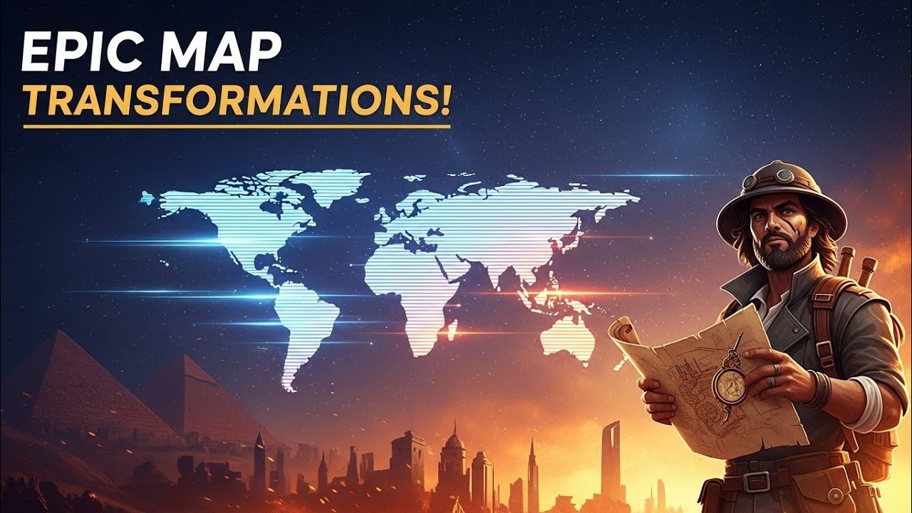 Epic World Map Transformations: A Journey Through Time