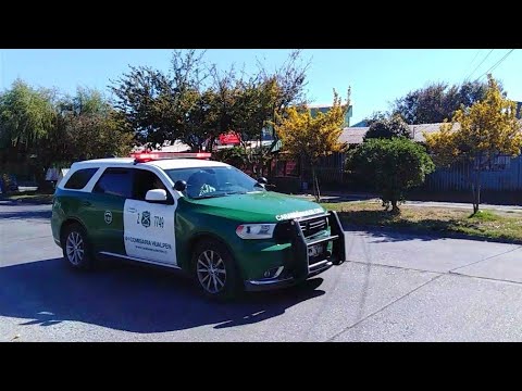 Patrulla de Carabineros Respondiendo a Procedimiento con sirena Pa300 Series | Dodge Durango Pursuit