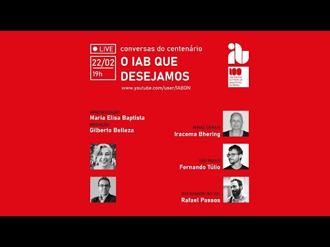 Live Conversas do Centenário - o IAB que desejamos