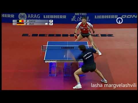 Timo Boll vs Jean Michel Saive (German Open 2007)
