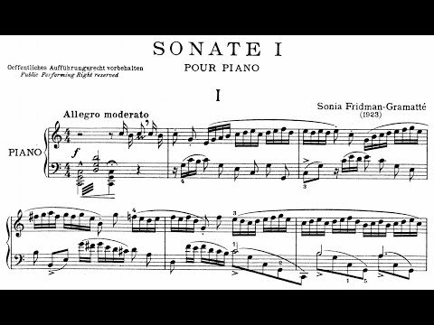 Sophie-Carmen Eckhardt-Gramatté - Piano Sonata No.1 in C Major