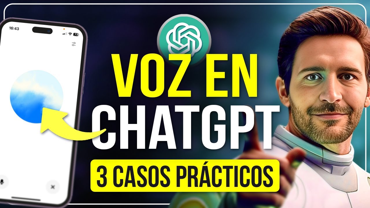 Cómo usar la VOZ AVANZADA de CHATGPT 🤯 3 CASOS de uso ÚTILES