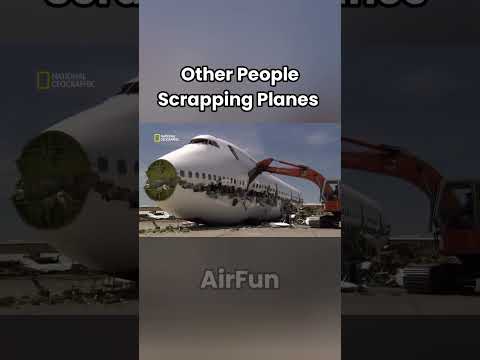 Other People Scrapping Planes VS This guy 😅 #aviation #plane #boeing747