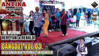 Download lagu ANTIKA ENTERTAINMENT I WD HERPYANI & RENALDI I DANGDUT VOL 03 I DESA SUNGAI BUAYA PEMULUTAN mp3
