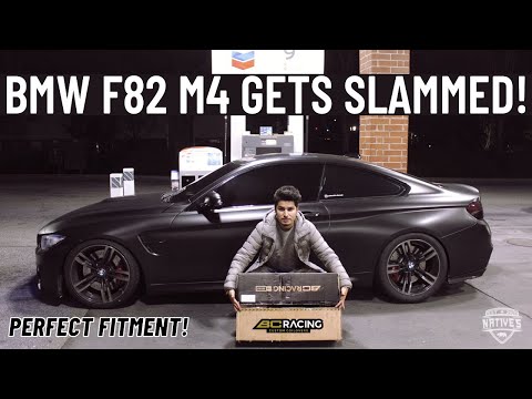 BMW F82 M4 BC Coilover Install | How to Install & Lower your F8X | Best Budget Coilover Set-Up!