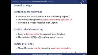 Dealing with atypical instances in evidential decision-making-Benjamin Quost, Marie-Hélène Masson and Sébastien Destercke