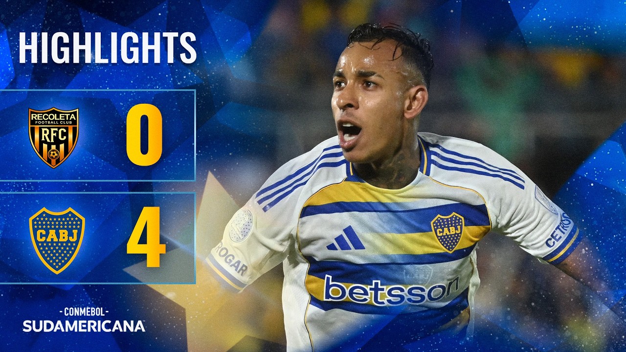 RECOLETA vs. BOCA JUNIORS | HIGHLIGHTS | CONMEBOL SUDAMERICANA 2026
