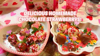 ❤️HAPPY VALENTINE'S DAY! FAVORITE DAY STRAWBERRY KIT! EASY TO MAKE CHOCOLATE COVERD STRAWBERRIES❤️