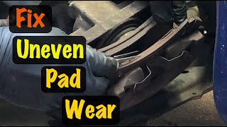 1990 - 2005 Chevrolet Cavalier Pontiac Sunfire Uneven Brake Pad Wear / Caliper Slide Pin Repair