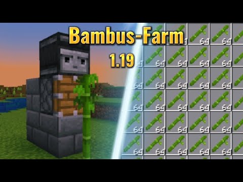 MINECRAFT Bambus Farm bauen! | 1.19 Tutorial