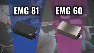 Video thumbnail for EMG 81 battles EMG 60 \\ Comparison of EMG active guitar pickups (METAL) by Thevon