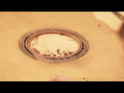 Making of  a custom 000 steelstring guitar - part 03 - the rosette