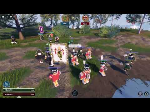ROBLOX ARMS OF CONQUEST - SAXONY VS BRITIAN + FRANCE + WESTPHALIA - CAMPAIGN BATTLE SERVER #1