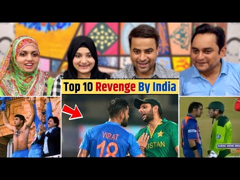 Top 10 Best Revenge Moments In Cricket By Indian Cricketers | Craziest Revenge Moments |  Reaction!!