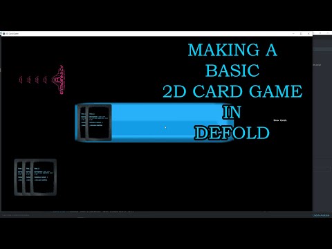 Making a Basic 2D Card Game in Defold - Part 1 (Single Player with Defold-Input)