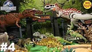 New Giant Box Jurassic World Surprise Dinosaurs For Kids #4 / T-Rex, Indominus Rex, Unboxing