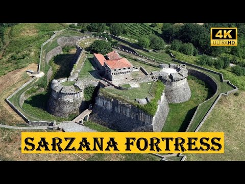 SARZANELLO FORTRESS | 4K Walking Tour | Castle Of Sarzana Liguria | ITALY