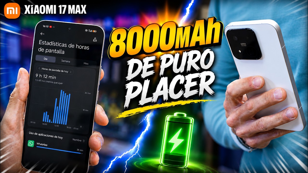 Xiaomi 17 MAX DESTROZA a la gama premium con 8000mAh | REVIEW