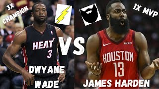 Blacktop Showdown Dwyane Wade VS James Harden(Competitive Game!!!!)