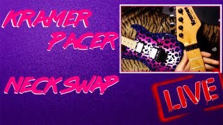 Kramer Pacer Neck Swap Live!